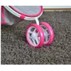 MILLY MALLY poppenwagen Susie Prestige – roze/grijs/wit