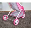 MILLY MALLY poppenwagen Susie Prestige – roze/grijs/wit