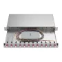 ZVK Easylan LWL Lasbehuizing Basic 1U 12x LC-Duplex OM4 uitschuifbaar