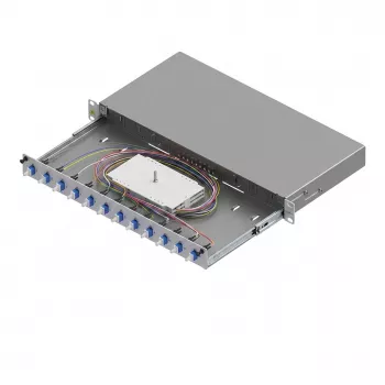 ZVK EasyLan LWL Lasbehuizing Basic SB0012571HE 12x LC-Duplex Standard OS2 uitschuifbaar - LWL - LC-Duplex aansluiting