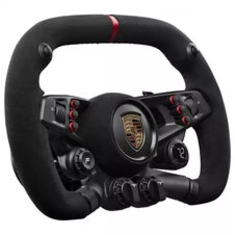 Fanatec CSL Elite Porsche Vision GT stuurwiel, Alcantara, OLED-display, 310 mm breed - zwart