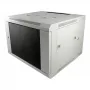 ALLNET 19 inch wandbehuizing 12U 1-delig diepte 450mm lichtgrijs Flat Pack SMA-serie
