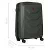 WENGER Prymo Medium harde reiskoffer (antraciet, 59 liter)