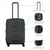 WENGER Prymo Medium harde reiskoffer (antraciet, 59 liter)