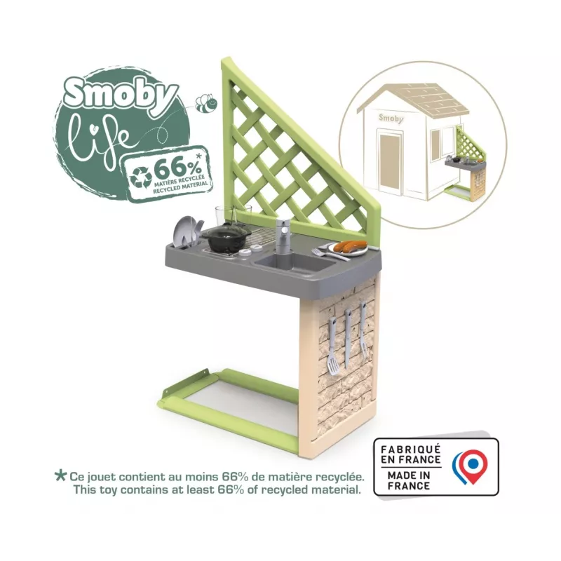 Smoby Life Summer Kitchen Grill met accessoires