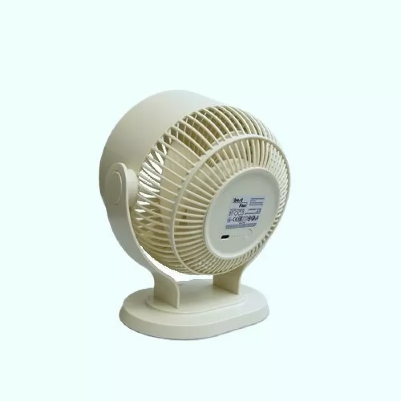Maestro BT-003 USB Tafelventilator, Zwart, 10 cm ventilatorbladen, 2 snelheden, Compact ontwerp
