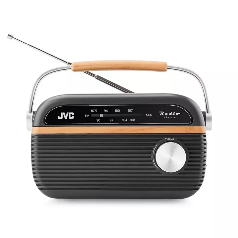 JVC RA-E215G Draagbare Radio FM/AM Analoog Grijs