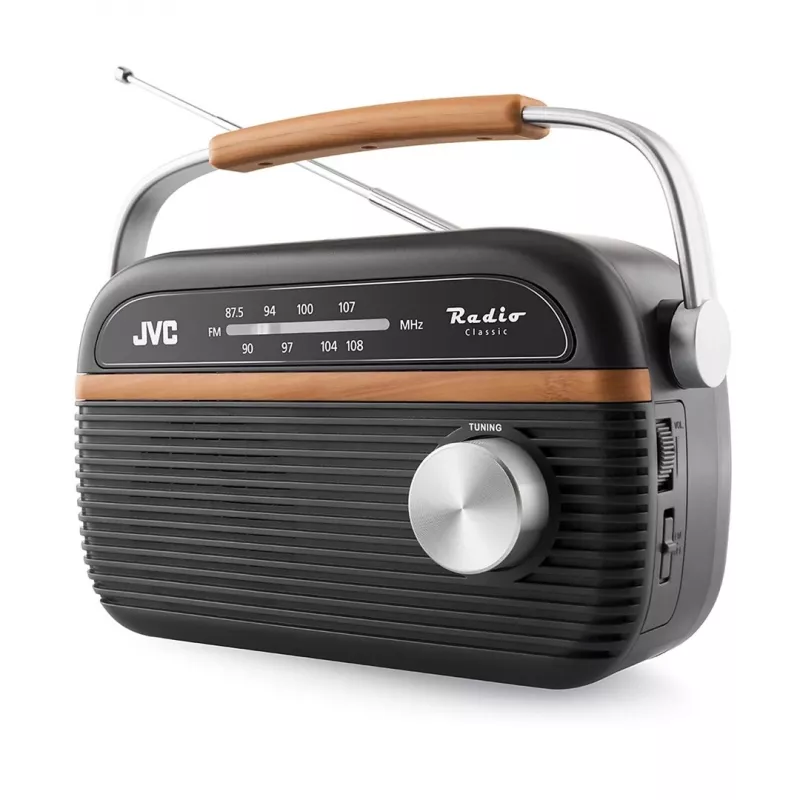JVC RA-E215G Draagbare Radio FM/AM Analoog Grijs