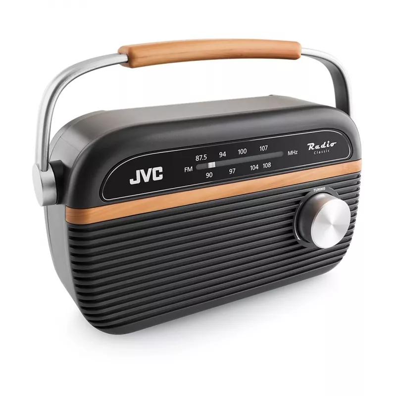 JVC RA-E215G Draagbare Radio FM/AM Analoog Grijs