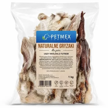 PETMEX Konijnenoren met Vacht 1kg