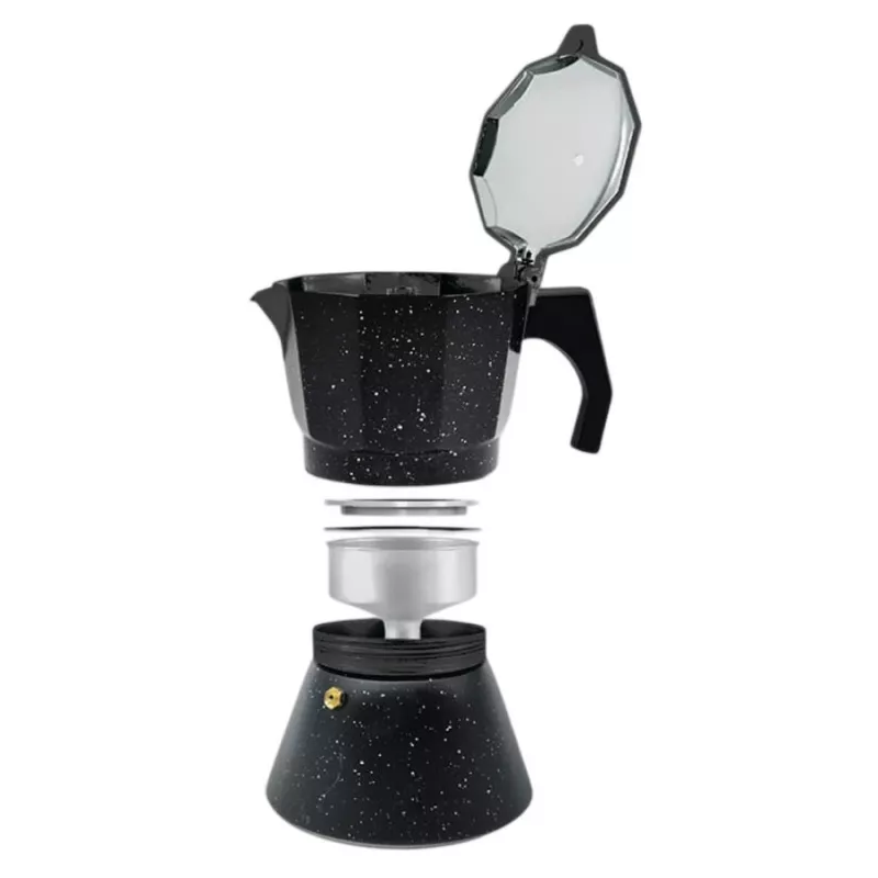 Maestro Granite MR-1667-3 Moka-koffiezetter 150ml 3 kopjes Grijs