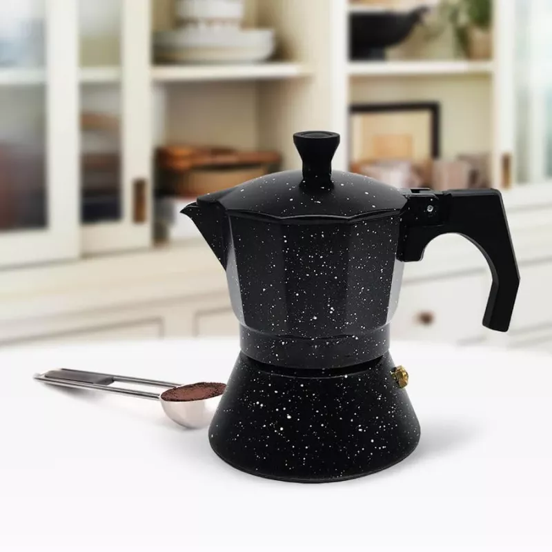 Maestro Granite MR-1667-3 Moka-koffiezetter 150ml 3 kopjes Grijs
