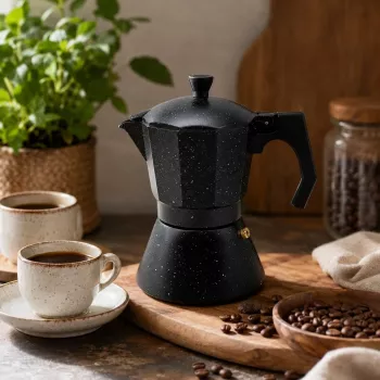 Maestro Granite MR-1667-9 Fornuis-espressokoker 450ml 9 kopjes