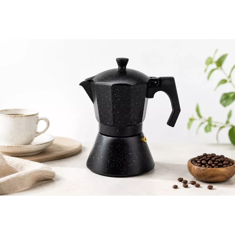 Maestro Granite MR-1667-9 Fornuis-espressokoker 450ml 9 kopjes