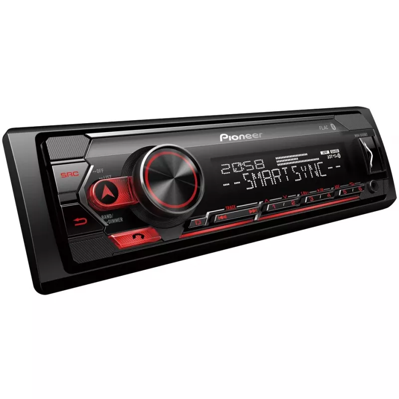 Pioneer MVH-S420BT 1-DIN Bluetooth Autoradio met RDS, Kort chassis
