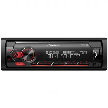 Pioneer MVH-S420BT 1-DIN Bluetooth Autoradio met RDS, Kort chassis