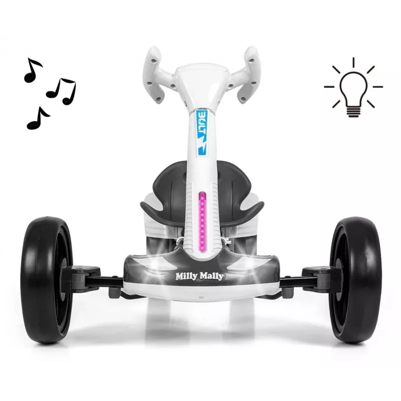 MILLY MALLY Go-kart accu-aangedreven Bolt wit