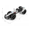 MILLY MALLY Go-kart accu-aangedreven Bolt wit