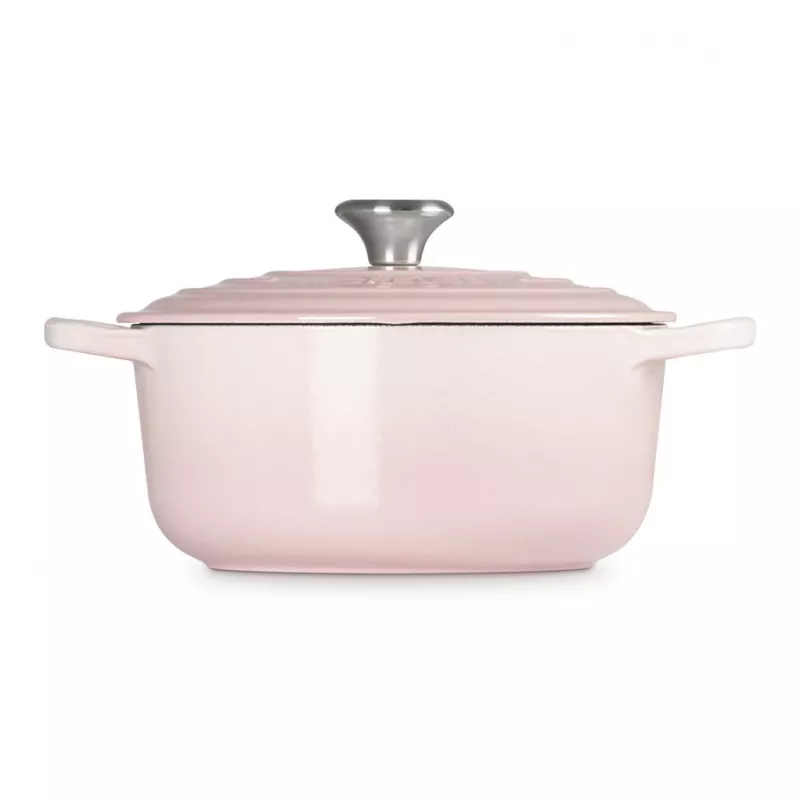 Le Creuset Signature gietijzeren ronde braadpan 20 cm Shell Pink