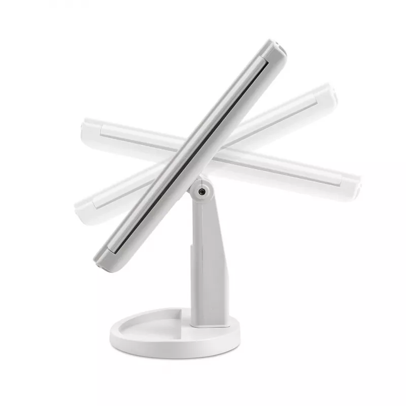 Girmi BE05 cosmeticaspiegel met 5x vergroting en LED-verlichting, zilver