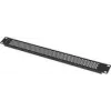 LANBERG 19 inch 1U geperforeerde blindplaat zwart