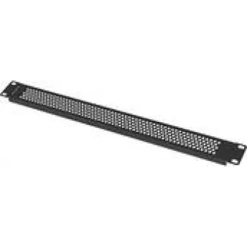 LANBERG 19 inch 1U geperforeerde blindplaat zwart