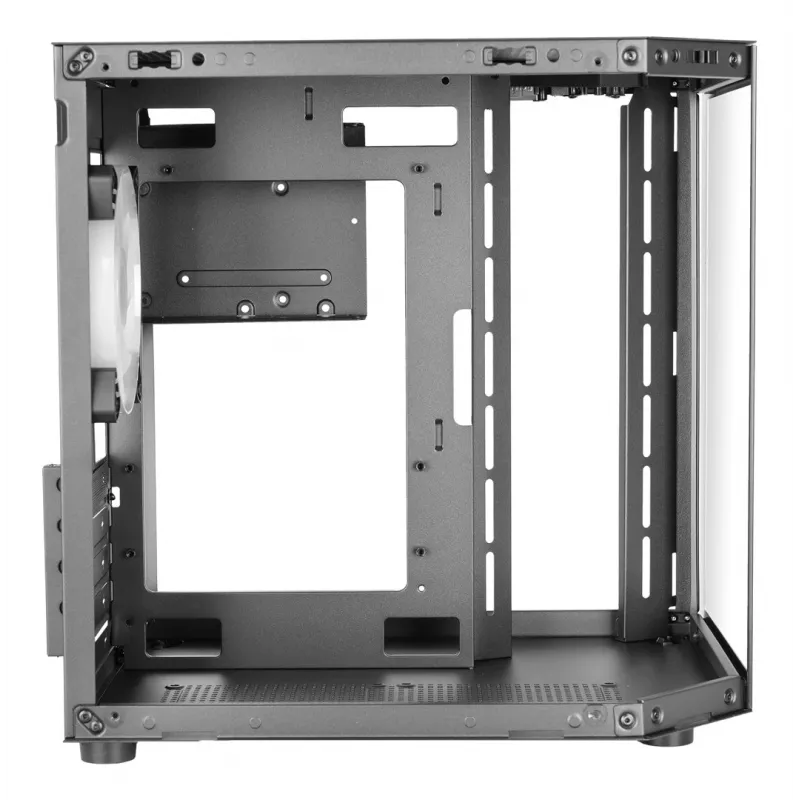 TACENS Mars Gaming MC-3TLITE mini tower zwart tempered glass FRGB behuizing