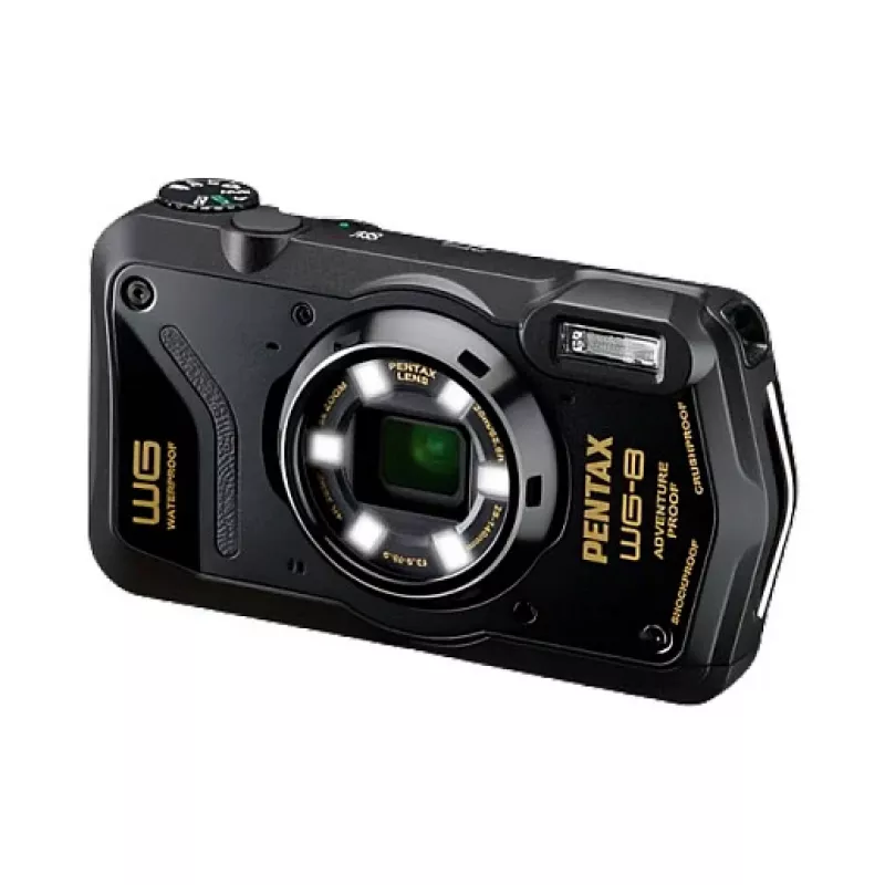 Pentax WG-8 zwart USB-C onderwater- en robuuste compactcamera