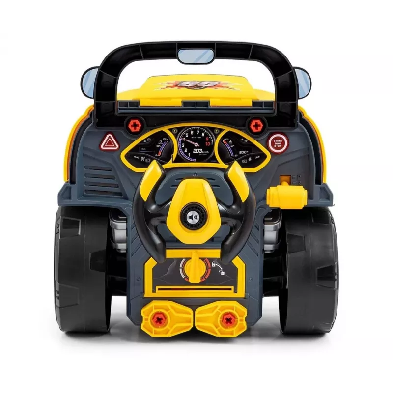 MILLY MALLY monteursworkshop set met gedemonteerde motor N-Gine geel