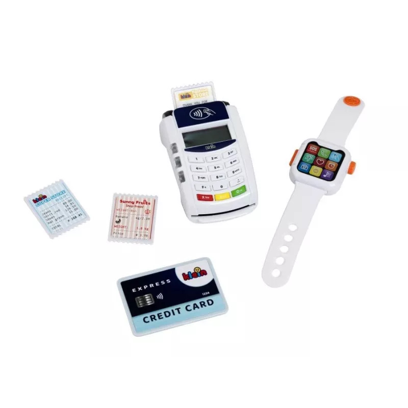 Klein 7276 elektronische terminal en smartwatch