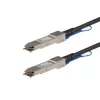 StarTech.com 0,5m QSFP+ Direct Attach-kabel - MSA-compatibel - 40G QSFP+ passieve Twinax-kabel - QSFP naar QSFP - zwart