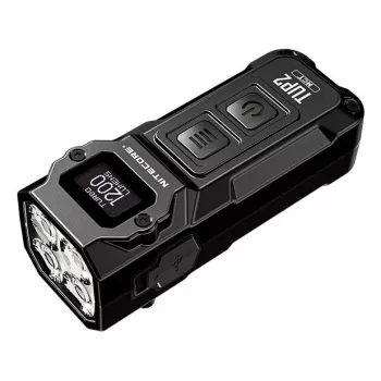 Nitecore TUP2 sleutelhangerzaklamp zwart 1200lm USB-C