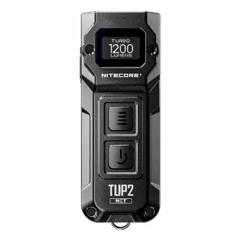 Nitecore TUP2 sleutelhangerzaklamp zwart 1200lm USB-C