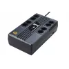 ORVALDI USV AM-1000LCD USB line-interactive 1000VA 600W 8x Schuko-stopcontacten LCD-display