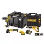 DEWALT 18V XR accu 3-delige combiset DCK327P2T (DCD791, DCG405, DCH263) met 2 x 5,0 Ah accu's, oplader en TSTAK-koffer