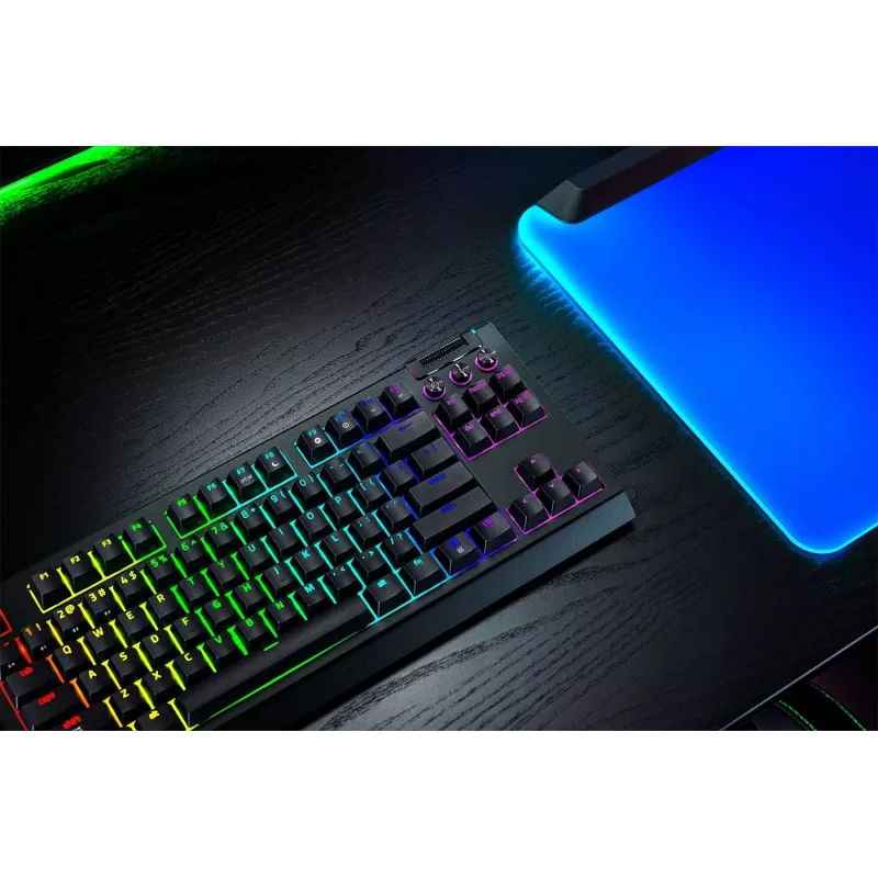 Razer BlackWidow V4 Tenkeyless HyperSpeed Orange Switch toetsenbord - US Layout