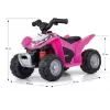 MILLY MALLY Quad Honda ATV op accu roze