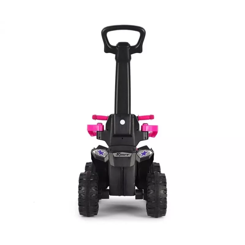 MILLY MALLY kinderfiets met duwstang Wild Pink 12 inch