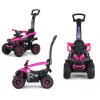 MILLY MALLY kinderfiets met duwstang Wild Pink 12 inch