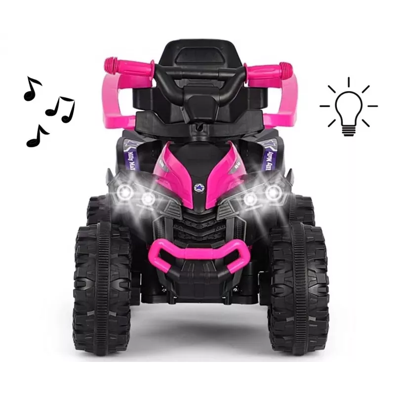 MILLY MALLY kinderfiets met duwstang Wild Pink 12 inch