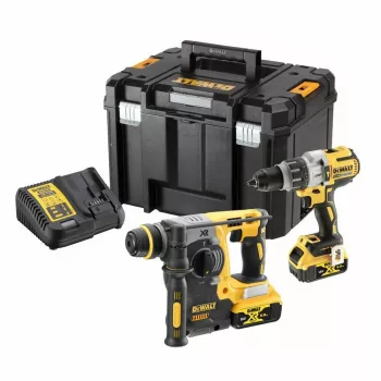 DEWALT 18V XR Brushless comboset DCK229P2T (DCD996 combiboormachine, DCH273 SDS-Plus boorhamer) 2x5.0Ah TSTAK