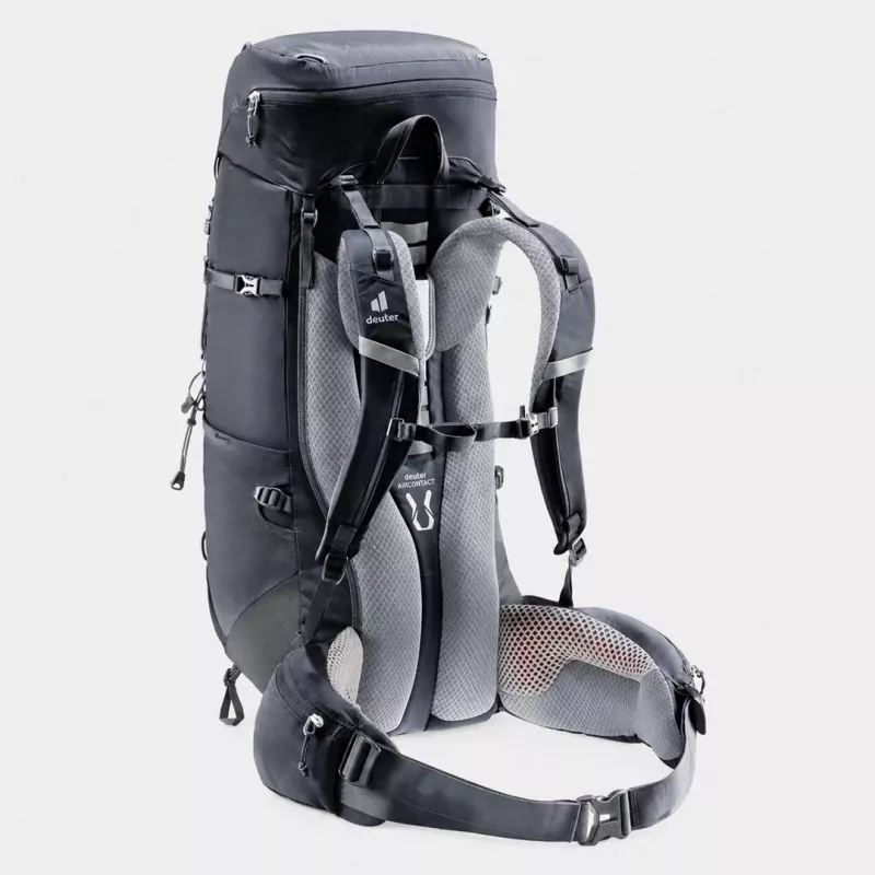 Deuter Aircontact Lite 40+10 Rugzak Zwart/Grijs