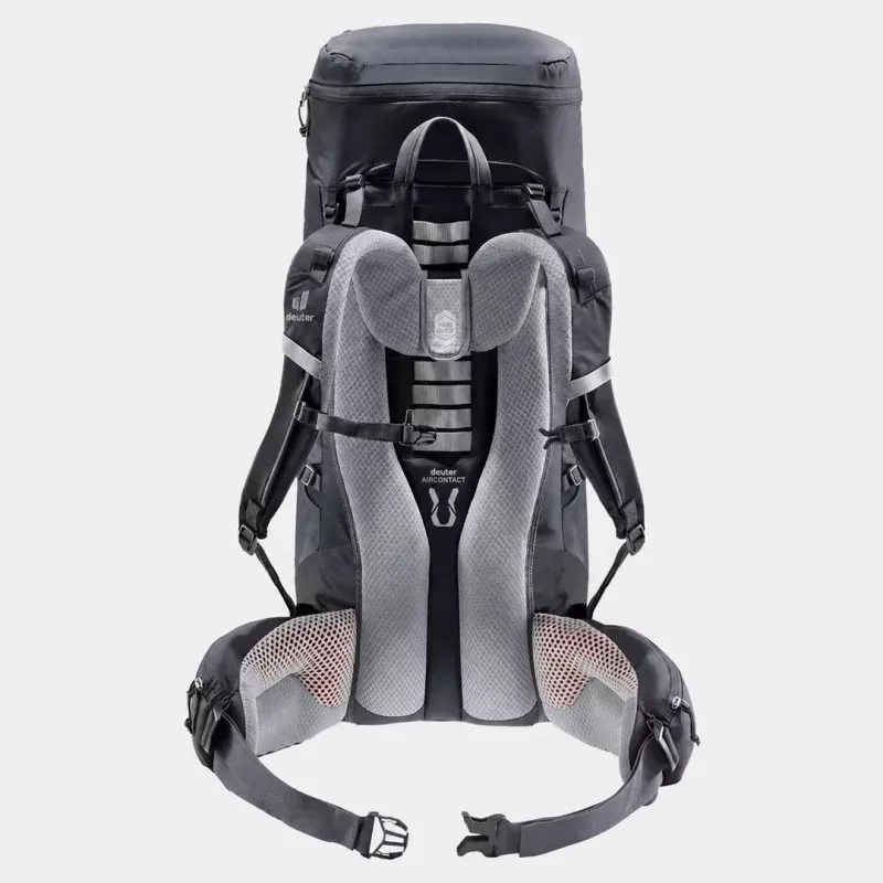 Deuter Aircontact Lite 40+10 Rugzak Zwart/Grijs