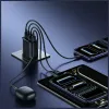 USAMS T70 40W 2xUSB-A 2xUSB-C Voeding Zwart