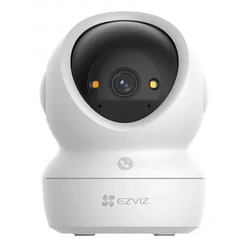 EZVIZ H6c G1 4K Bol IP-beveiligingscamera Binnen, 4K UHD, 3840x2160, Wi-Fi, Ethernet, Nachtzicht, Twee-weg-audio, AI-detectie, Plafond-/wand-/tafelmontage