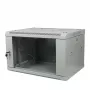 ALLNET 19 inch Wandbehuizing 18U 1-delig T600mm Lichtgrijs gedemonteerd als Flatpack SMA-Serie