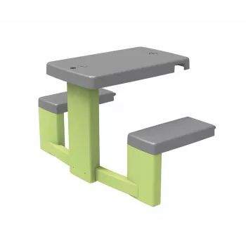 SMOBY Life Kinderpicknicktafel Groen/Grijs