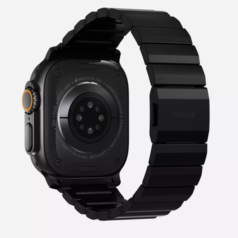 NOMAD Titanium Band voor Apple Watch 46/49mm Zilver