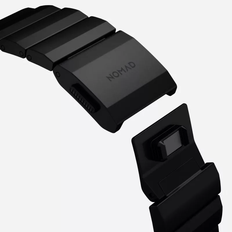 NOMAD Titanium Band voor Apple Watch 46/49mm Zilver