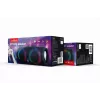 Gembird SPK-BT-LED-02 Draagbare Bluetooth-partyluidspreker, 10 W, Zwart